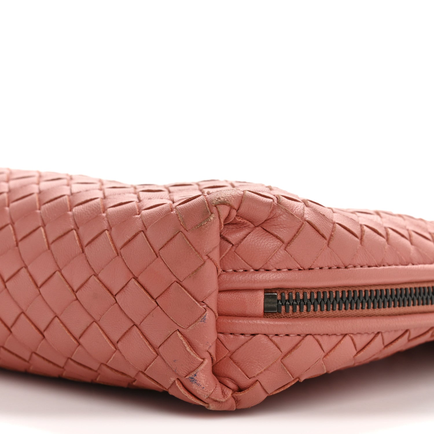 Bottega Veneta Nappa Intrecciato Large Nodini Crossbody Messenger Quarzo 10 of 14