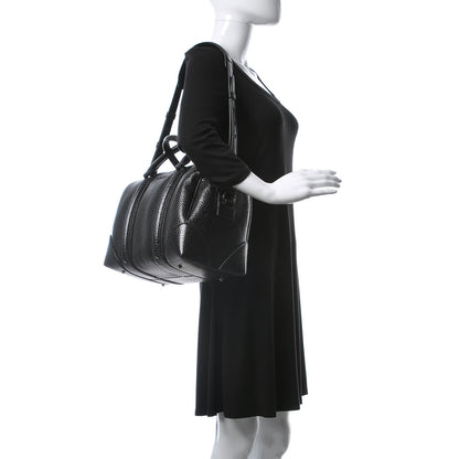 Givenchy Glazed Pebbled Calfskin Medium Lucrezia Black 2 of 11