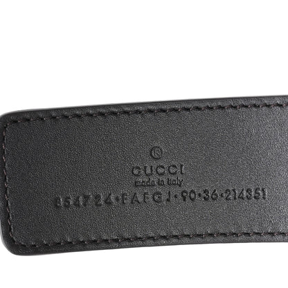 Gucci GG Supreme Monogram Reversible GG Marmont Belt 90 36 Beige Ebony New Acero 6 of 6
