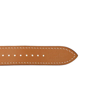Hermes Swift Della Cavalleria Print 40mm Apple Double Tour Watch Strap White 5 of 6
