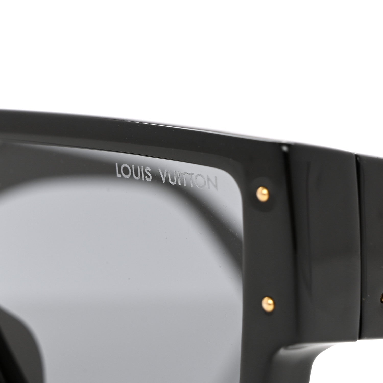 Louis Vuitton Acetate Swarovski Crystal Cyclone Sunglasses Z1578W Black 7 of 8