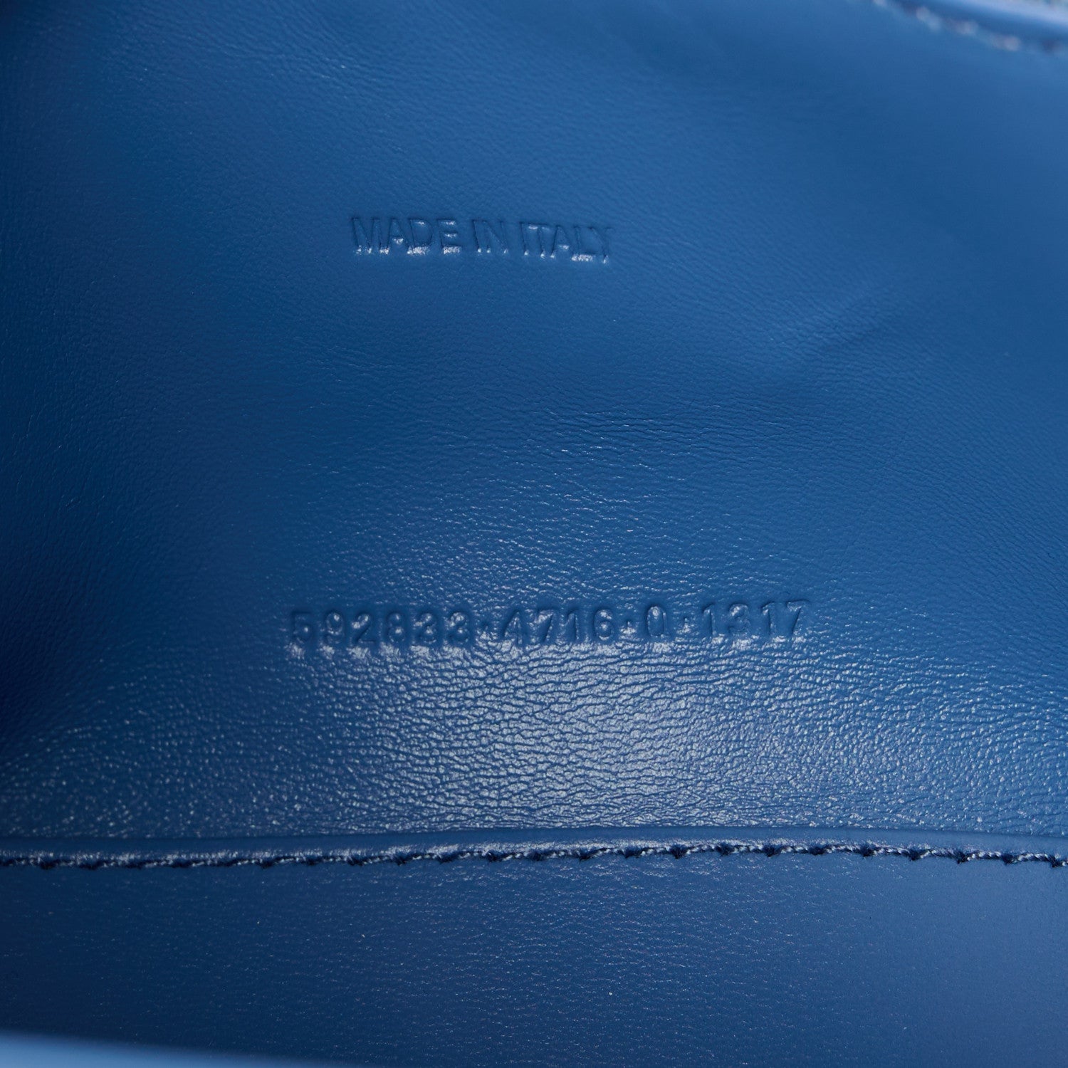 Balenciaga Denim BB Monogram Small Hourglass Top Handle Bag Blue 7 of 10