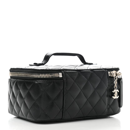 Chanel Lambskin Quilted Jewelry Case Black 3 of 10