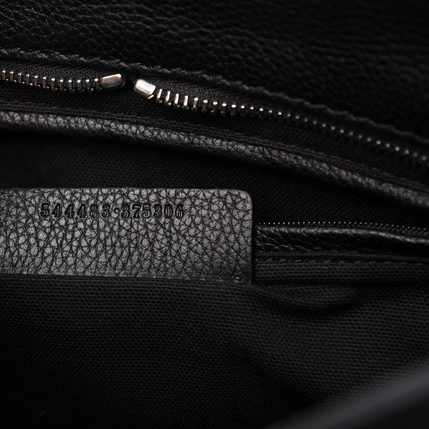 Alexander McQueen Pebbled Calfskin Snakeskin Small Skull Padlock Zip Around Tote Black 9 of 10