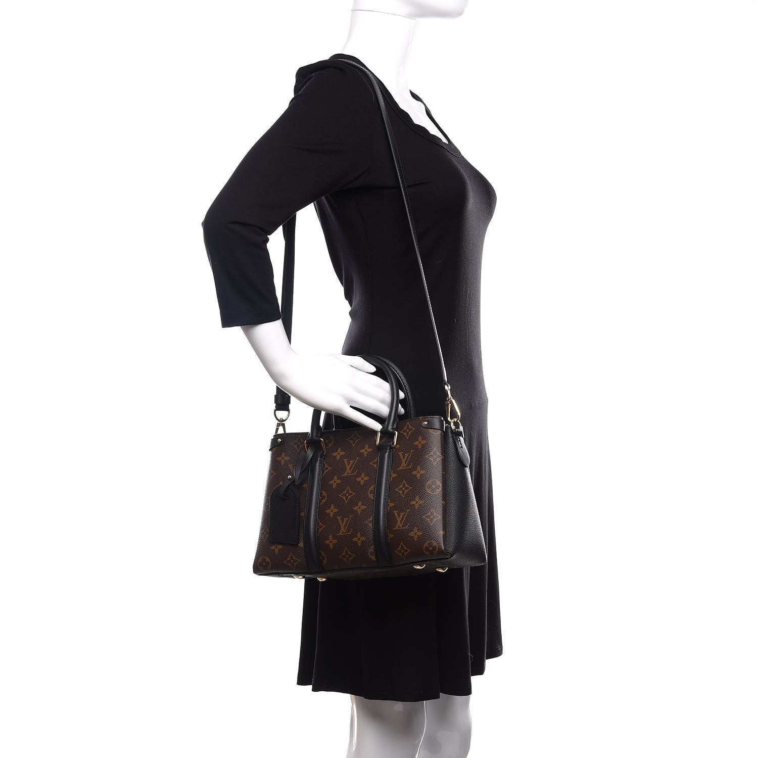 Louis Vuitton Monogram Soufflot BB Black 2 of 14