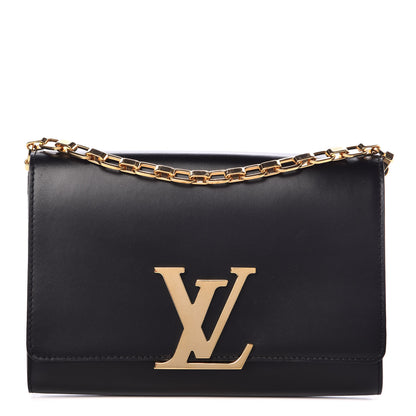 Louis Vuitton Calfskin Chain Louise GM Black 1 of 11
