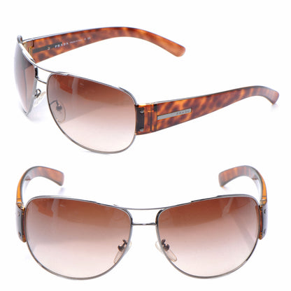 Prada Tortoise Shell Aviator Sunglasses SPR 52G 1 of 6