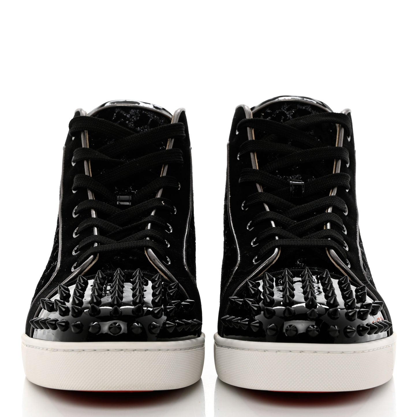 Velvet Lou Spikes Orlato Sneakers 46 Black Dark Gunmetal