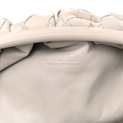 Bottega Veneta Nappa Maxi Intrecciato The Pouch Oversized Clutch Ice Cream 6 of 11