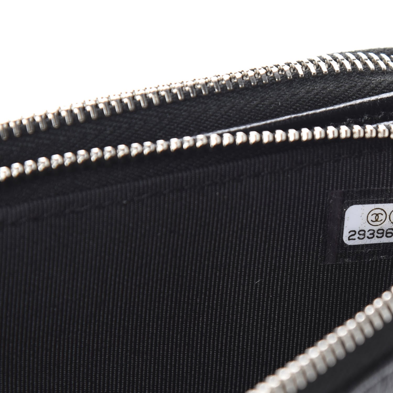 Chanel Grained Calfskin Quilted CC Box Clutch With Chain Black 10 of 12