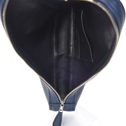 Balenciaga Calfskin M Triangle Pouch Bleu 5 of 7