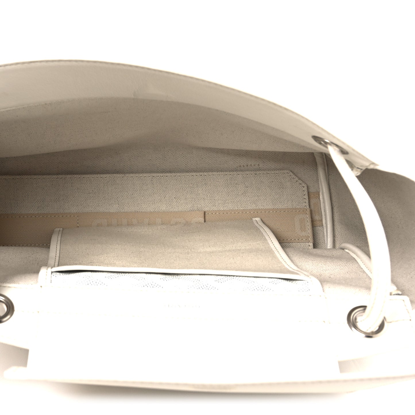 Goyardine Rouette PM White