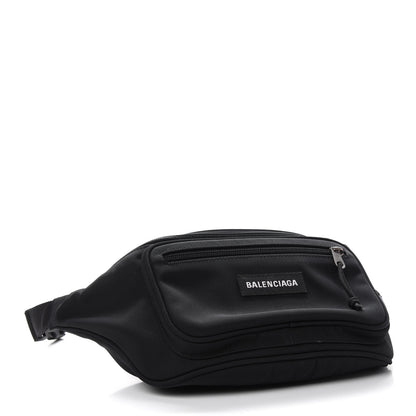 Balenciaga Nylon Canvas Explorer Beltpack Black White 4 of 10