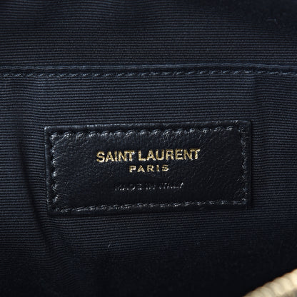 Saint Laurent Calfskin Matelasse Monogram Lou Camera Bag Black 5 of 9