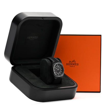 Hermes Graphene Nickel Rubber 39mm H08 Automatic Watch Noir 5 of 5