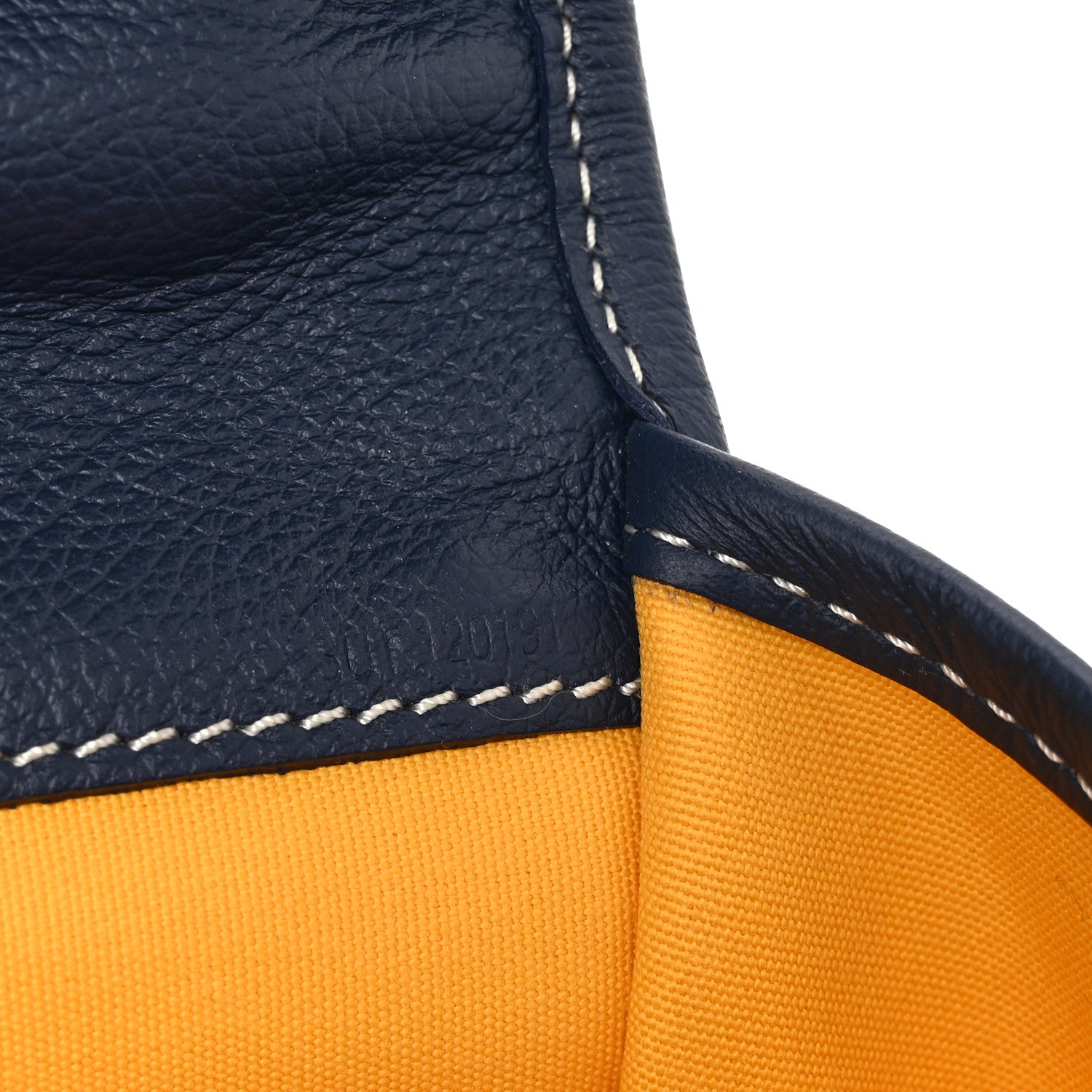 Goyard Goyardine Saint Leger Soft Briefcase Backpack Navy 7 of 12