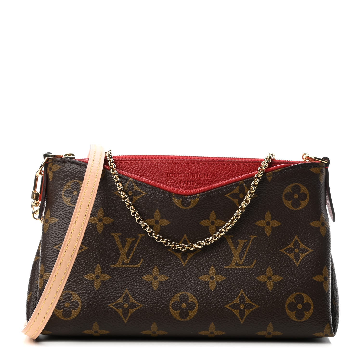 Louis Vuitton Monogram Pallas Clutch Cherry 1 of 4