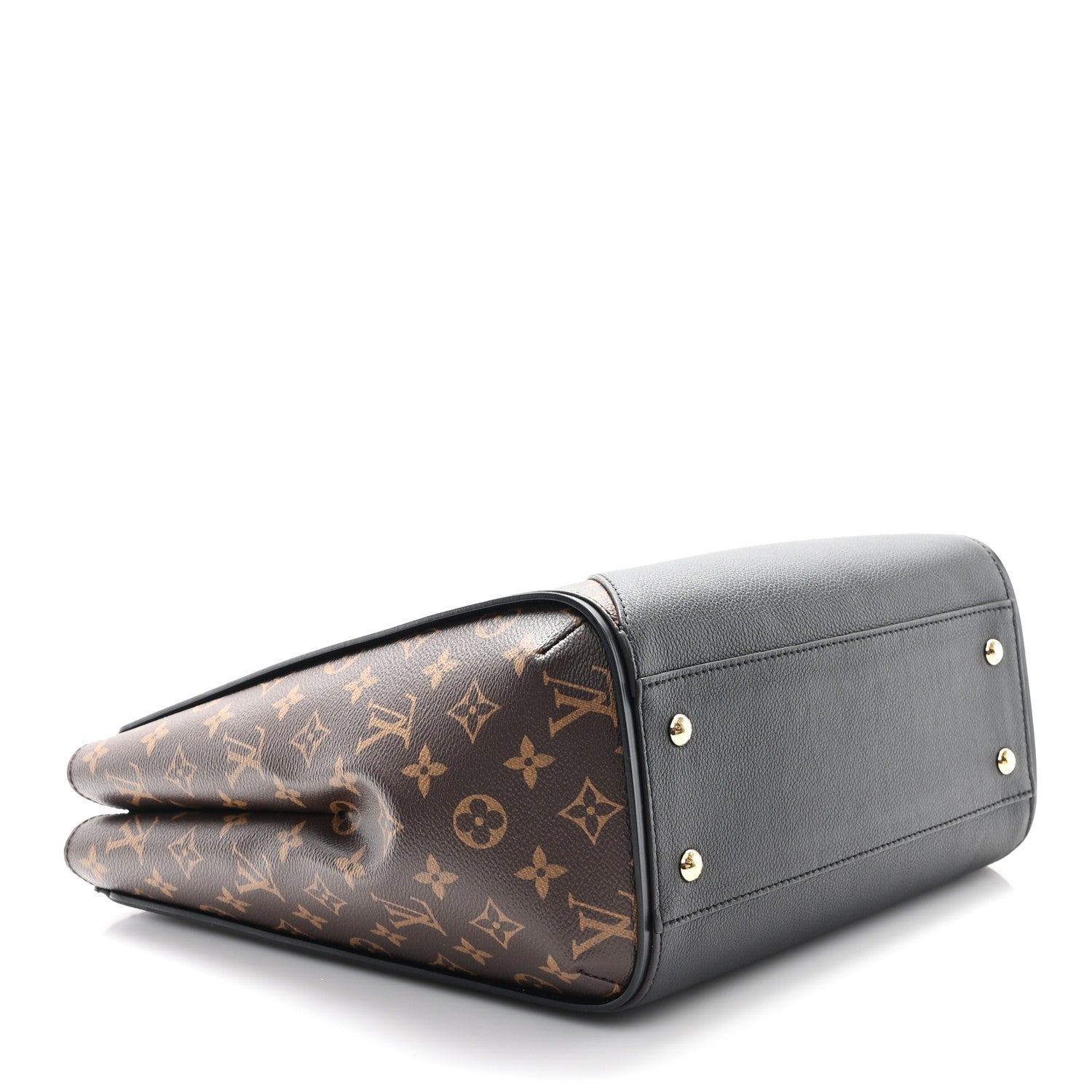 Louis Vuitton Calfskin Monogram Kimono Tote Black 4 of 10