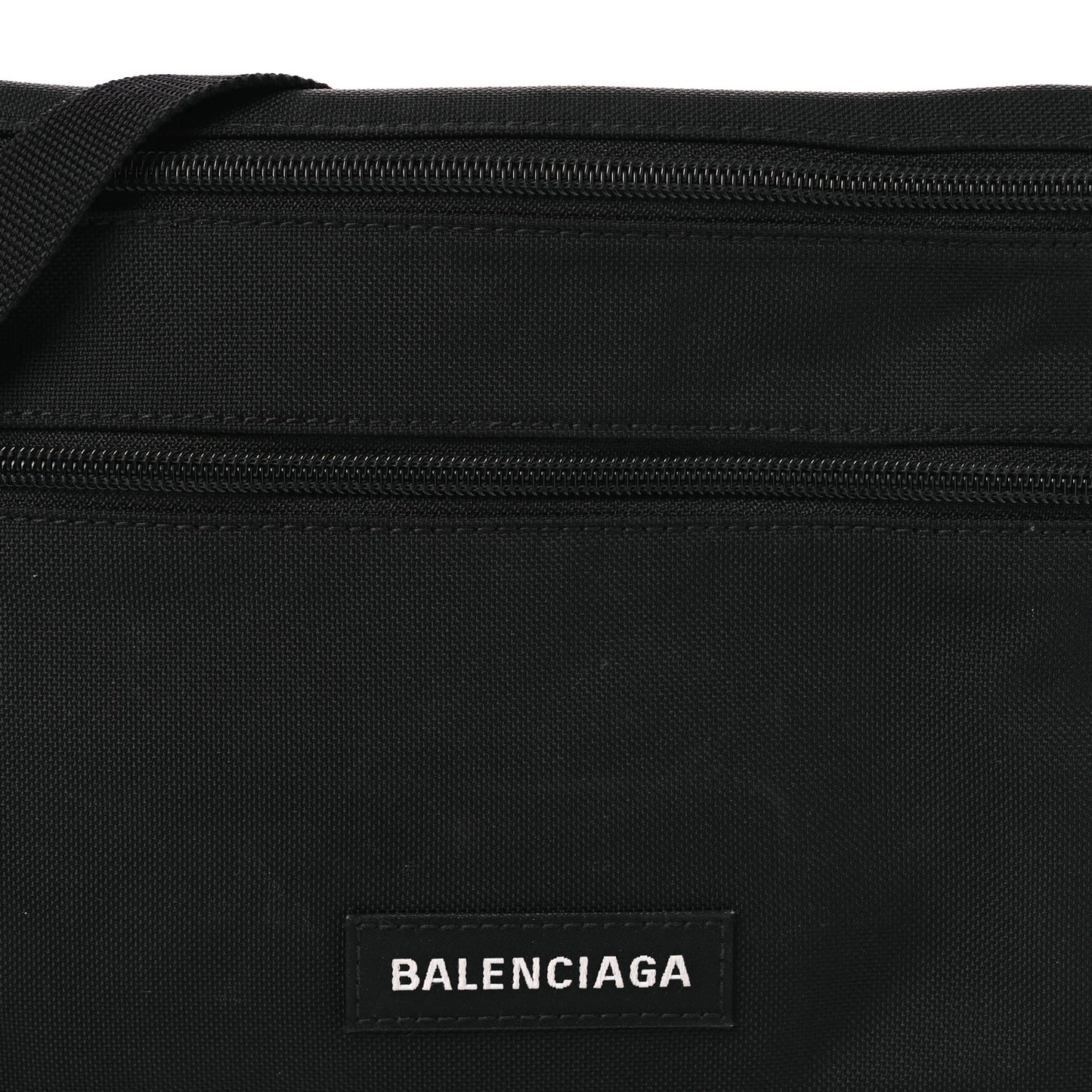 Nylon Explorer Crossbody Pouch Black