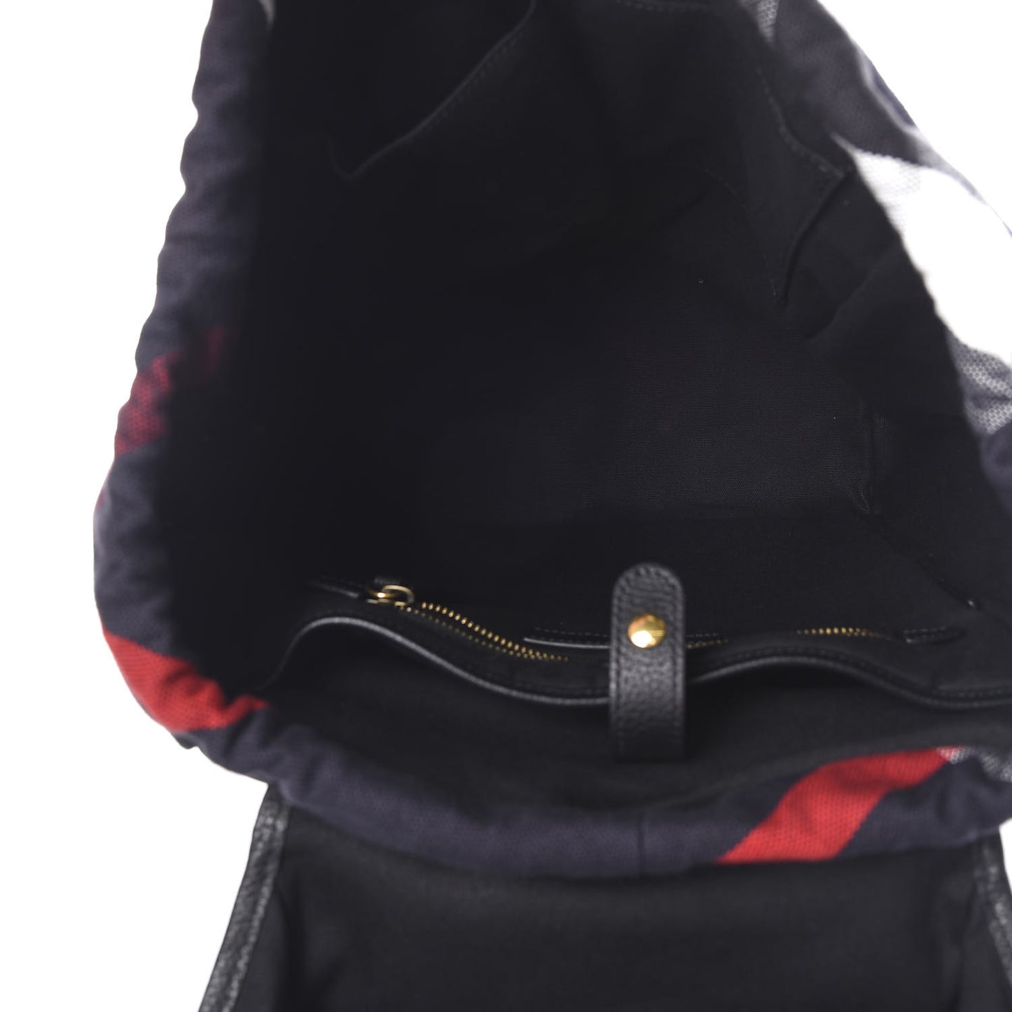 Overdyed Canvas Mega Check Drifton Backpack Black