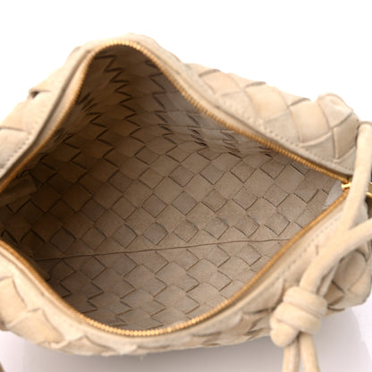 Bottega Veneta Suede Intrecciato Mini Loop Camera Bag Sand 4 of 8