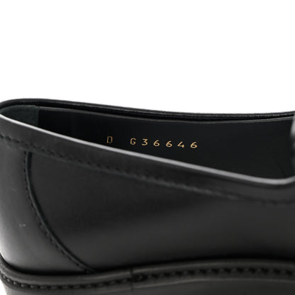 Chanel Lambskin Quilted CC Turnlock Loafers 37.5 Black 6 of 11