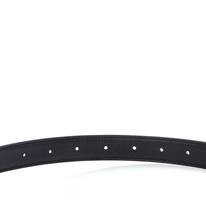 Hermes Swift Epsom 24mm Mini Constance H Belt 80 Black Etoupe 5 of 6