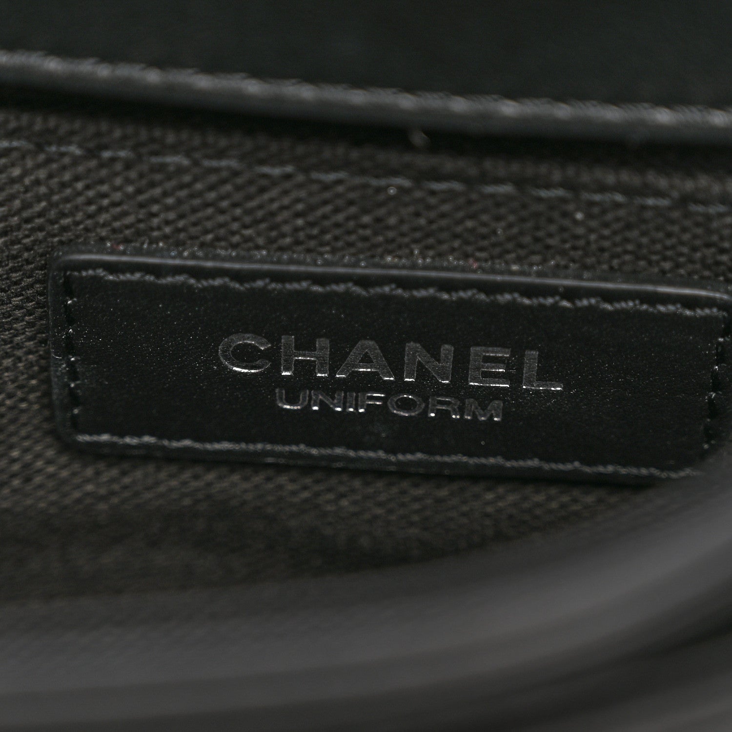 Chanel Calfskin Quilted CC Uniform Flap Belt Bag Black 6 of 10