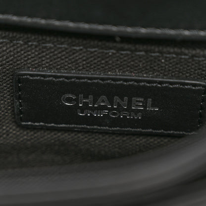 Chanel Calfskin Quilted CC Uniform Flap Belt Bag Black 6 of 10