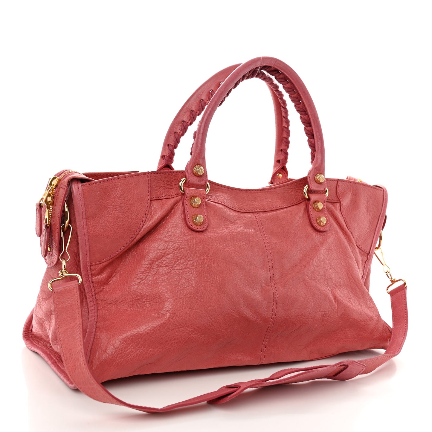Agneau Giant 12 Gold Hardware Part Time Rose Bombon Raspberry