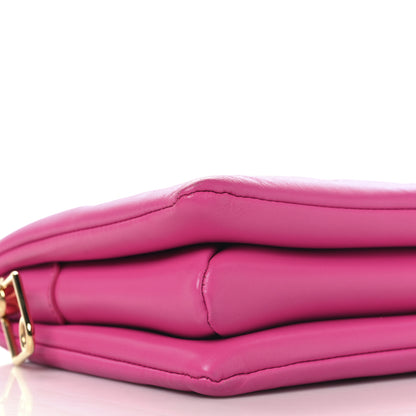 Louis Vuitton Lambskin Embossed Monogram Coussin PM Rose Bougainvillier Pink 10 of 13