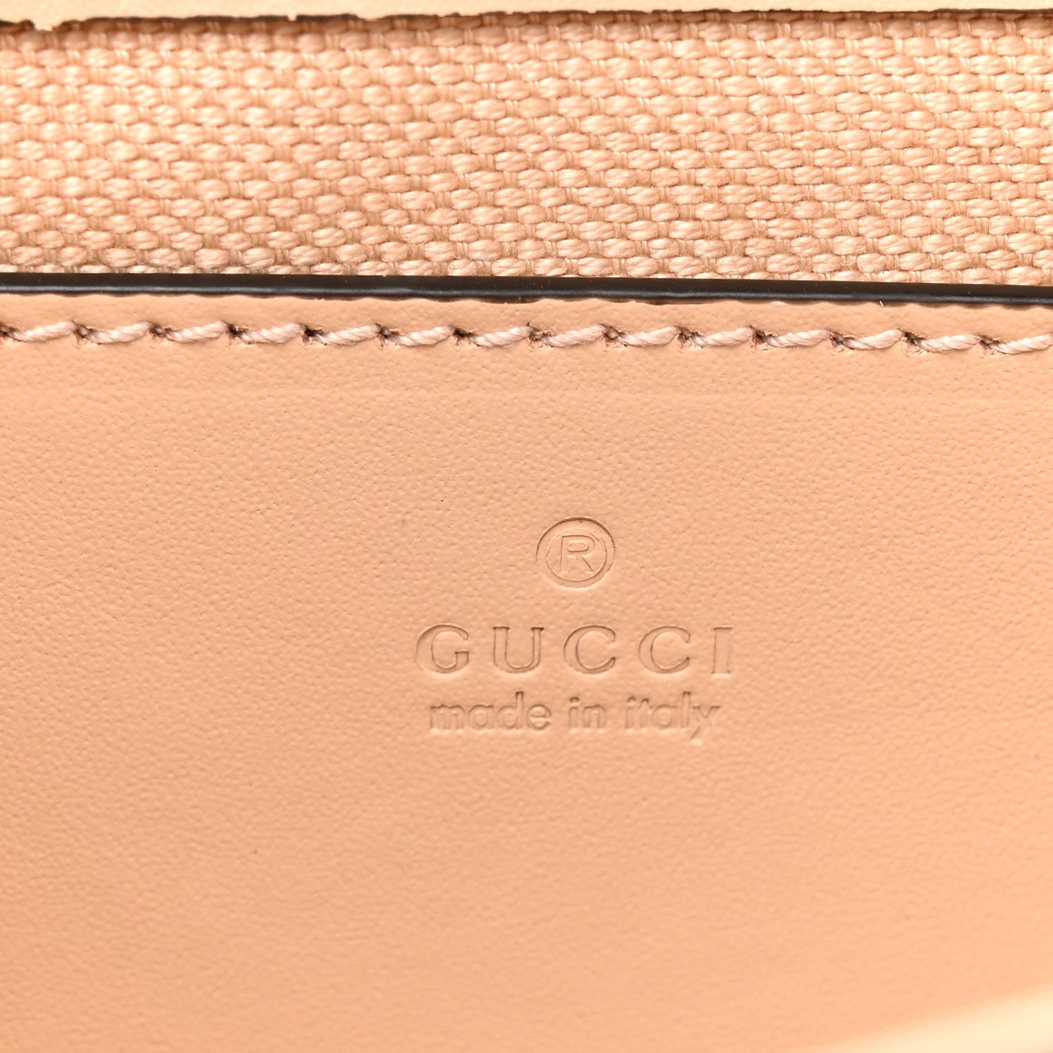 Gucci Calfskin GG Super Mini Shoulder Bag Beige 6 of 12