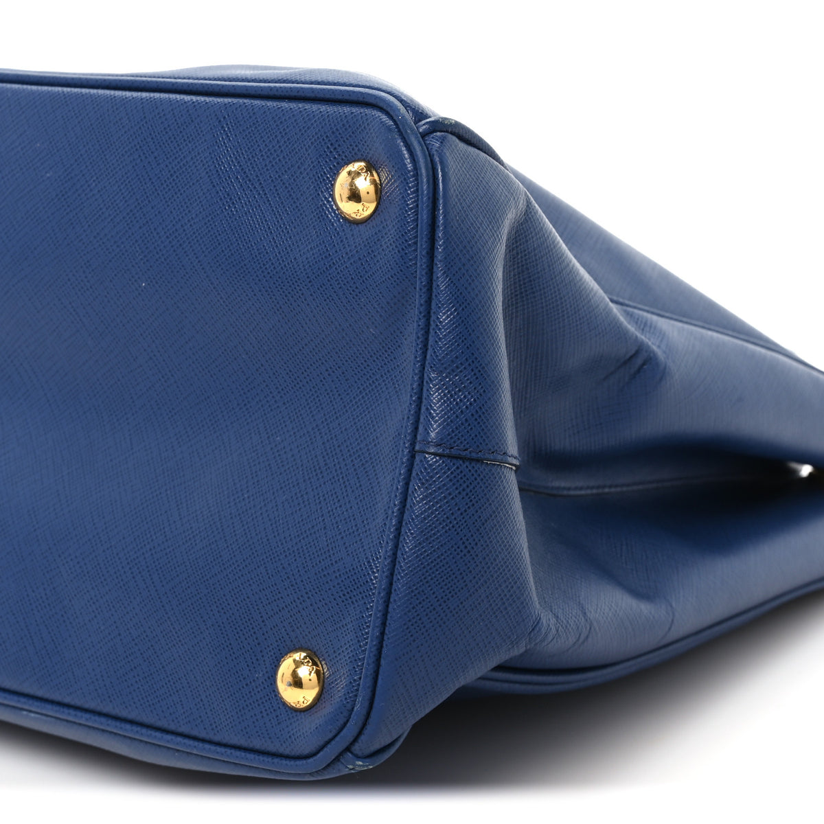 Saffiano Large Galleria Double Zip Tote Bluette