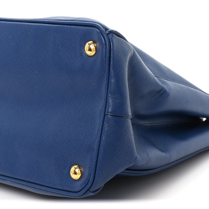 Prada Saffiano Large Galleria Double Zip Tote Bluette 12 of 12
