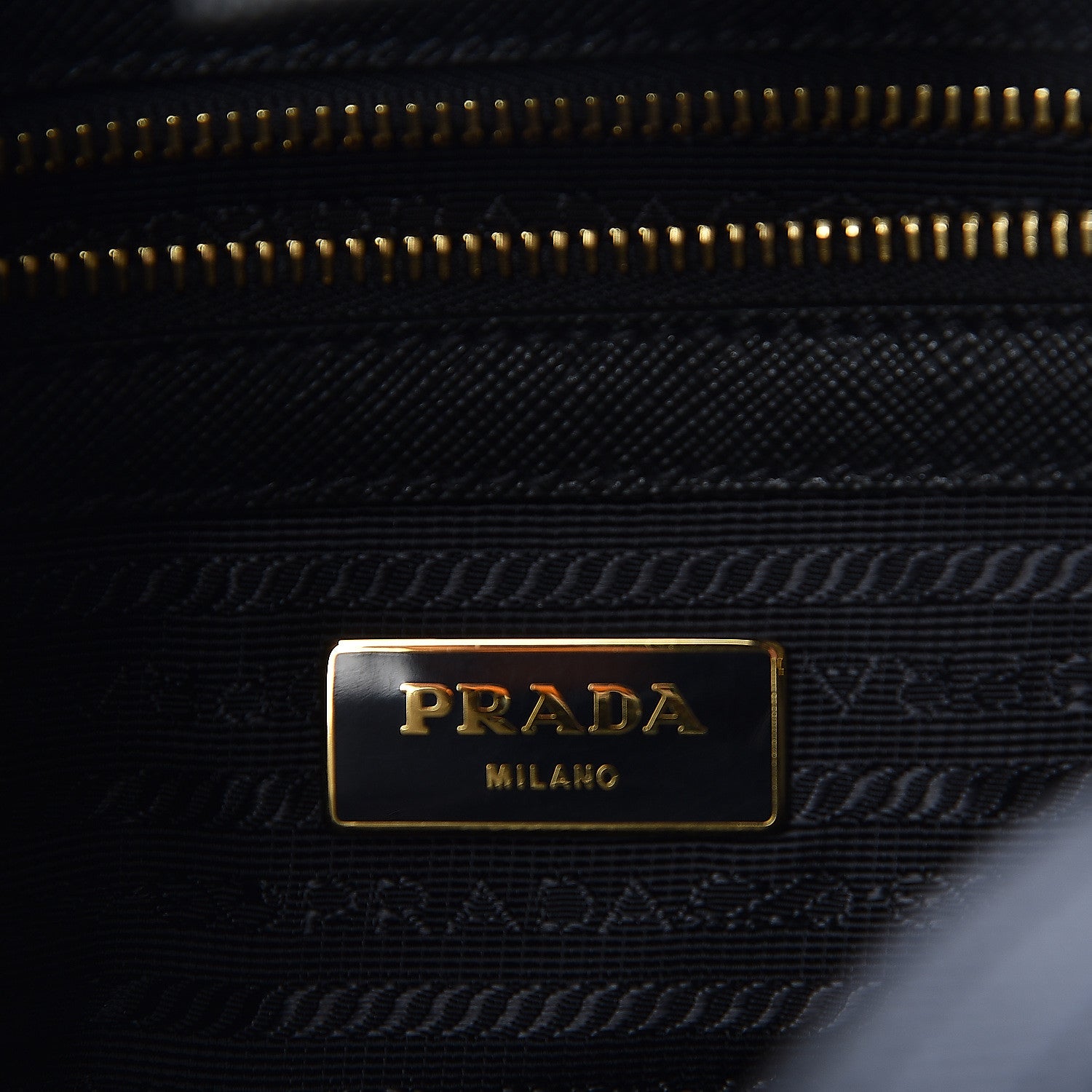 Prada Saffiano Tote Black 6 of 9