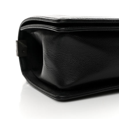 Chanel Caviar Quilted Medium Boy Flap Black 9 of 12
