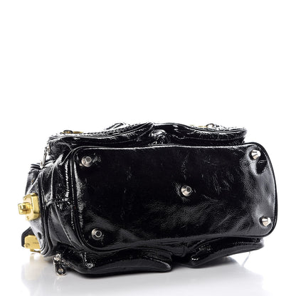 Chloe Crinkled Patent Betty Shoulder Bag Black 4 of 9