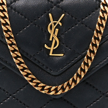 Saint Laurent Lambskin Quilted Micro Gaby Bag Black 8 of 11