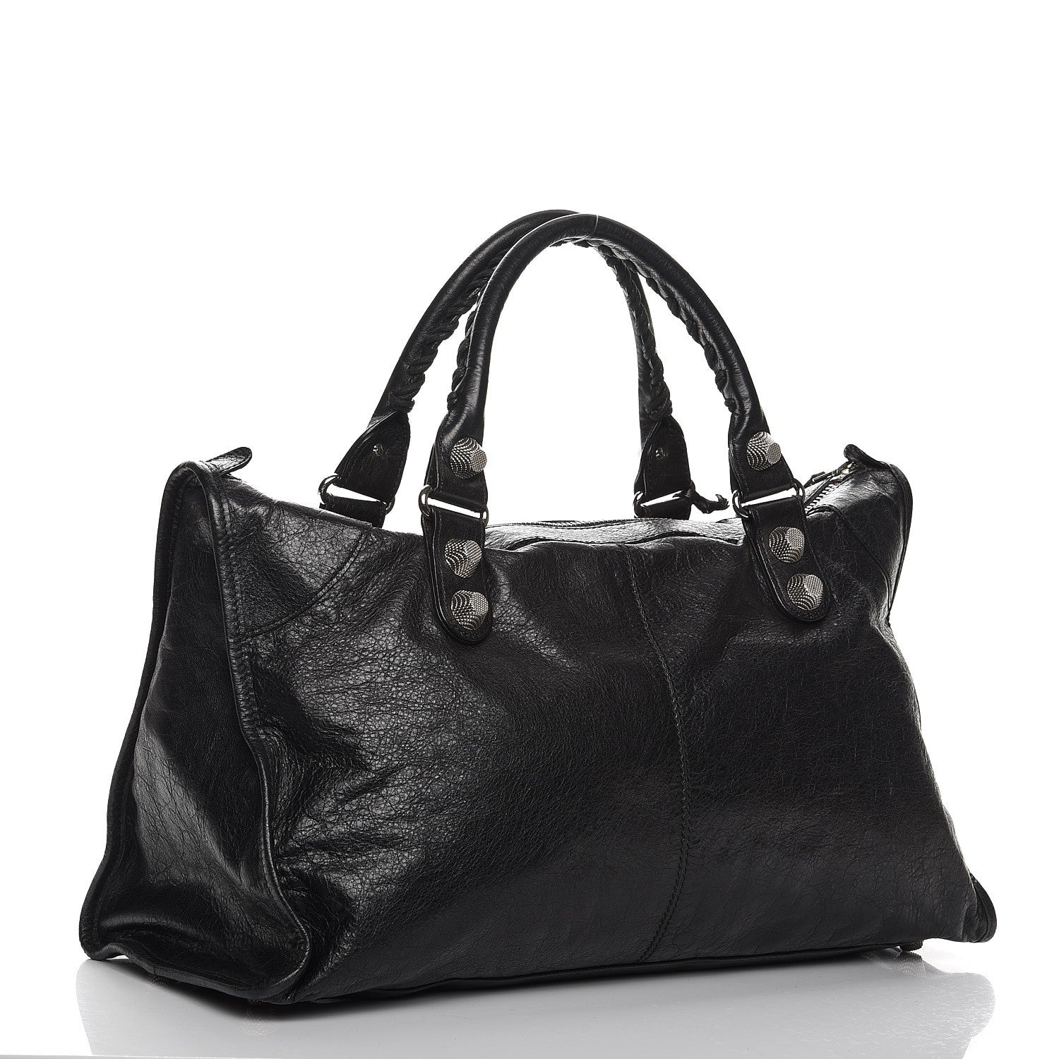 Balenciaga Agneau Giant 21 Silver Hardware Work Black 3 of 15
