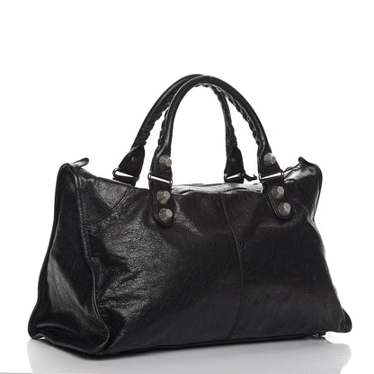 Balenciaga Agneau Giant 21 Silver Hardware Work Black 3 of 15