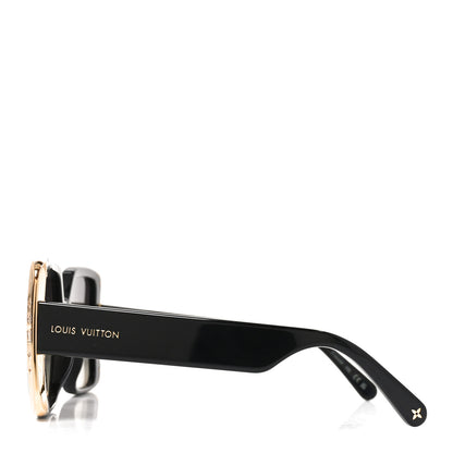Louis Vuitton Acetate LV Moon Square Sunglasses Z1664W Black 3 of 8
