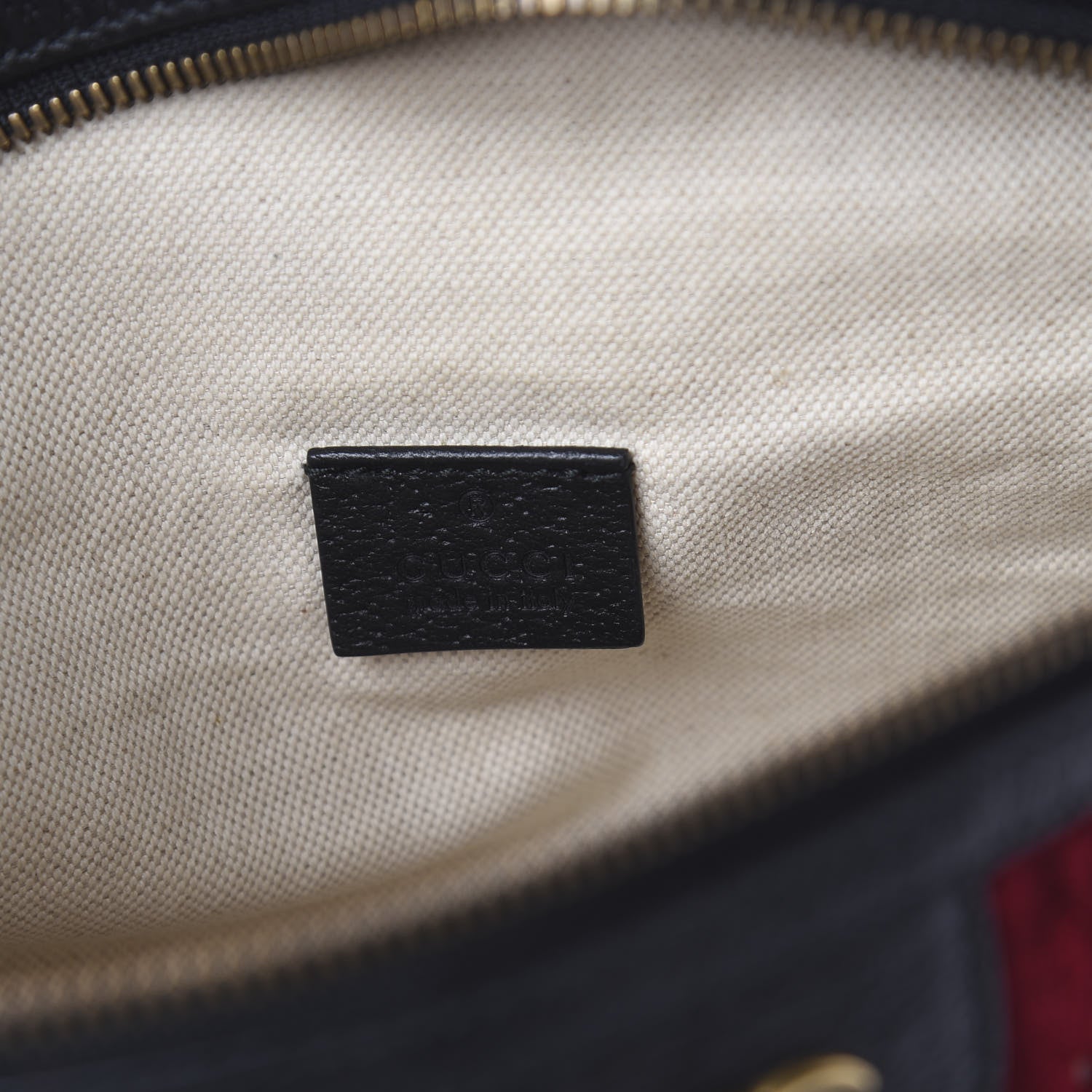 Gucci GG Monogram Velvet Belt Bag Red Cipria 5 of 8