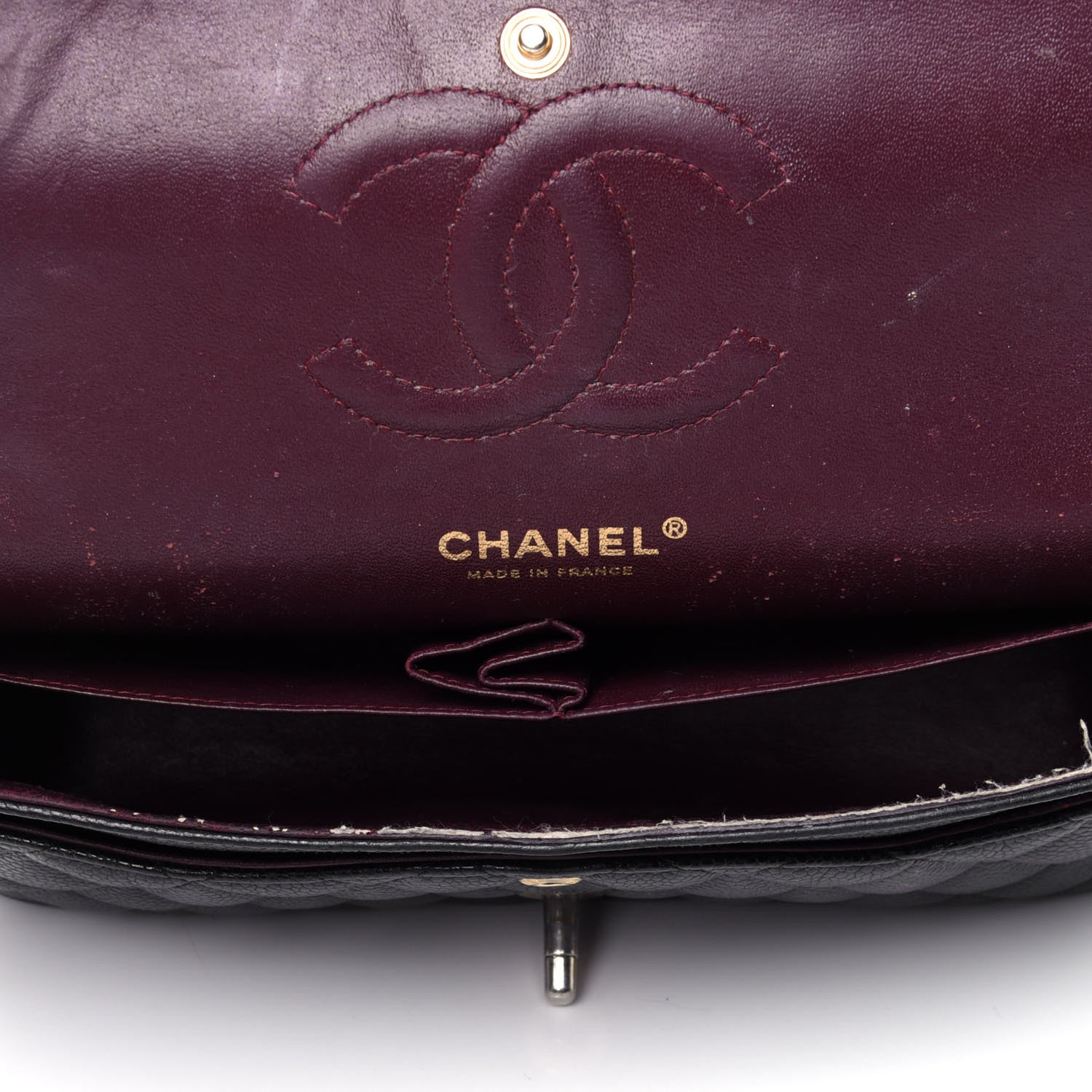 Chanel Caviar Quilted Medium Double Flap Black 6 of 39