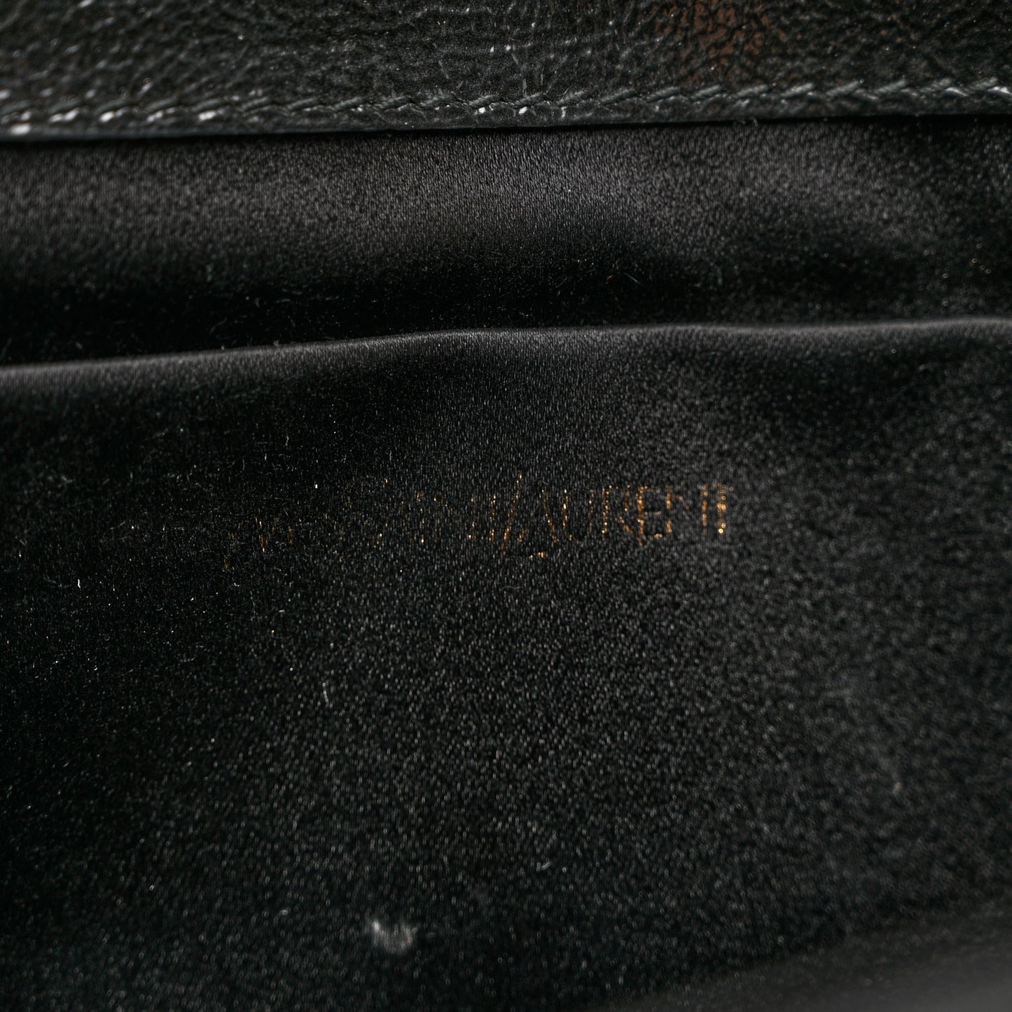 Textured Patent Monogram Large Belle De Jour Clutch Black