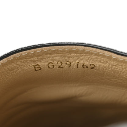 Chanel Patent Calfskin Metallic Goatskin CC Espadrilles 36 Black Silver 9 of 11