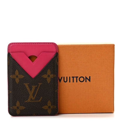 Louis Vuitton Monogram Macassar Magnetic Card Holder Pondichery Pink 8 of 8