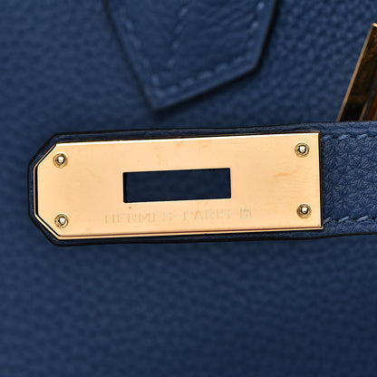 Hermes Togo Birkin 30 Deep Bleu 8 of 36