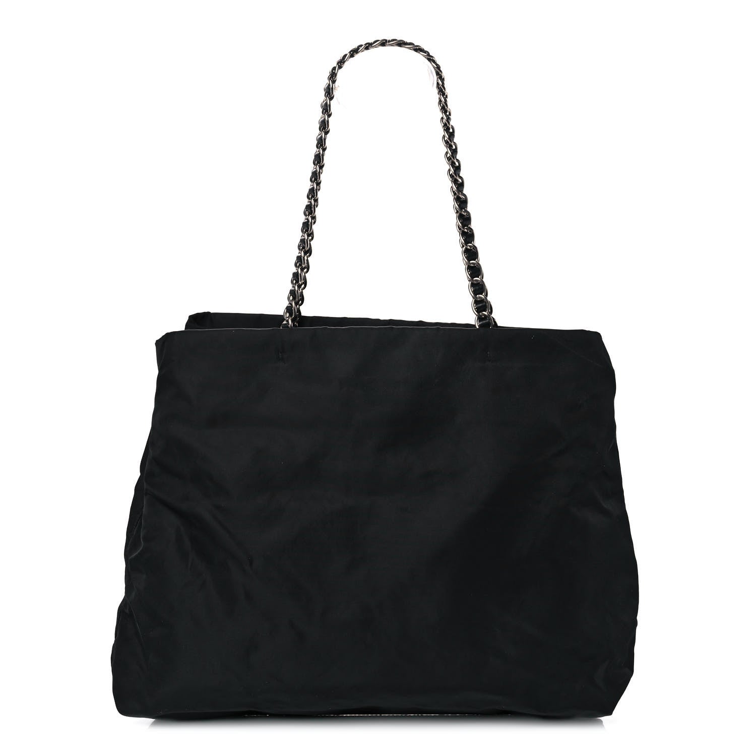 Prada Tessuto Nylon Chain Tote Black 1 of 11