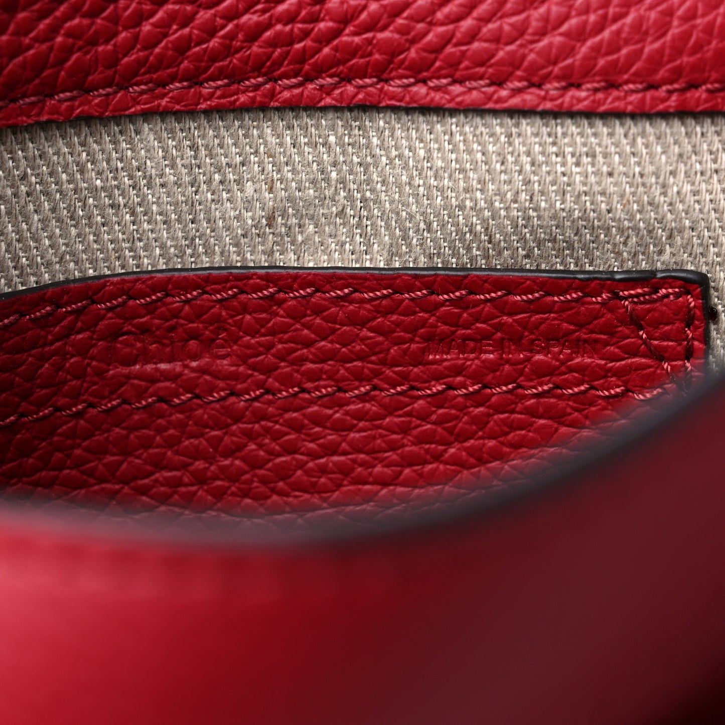 Calfskin Mini Marcie Round Crossbody Bag Red