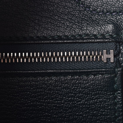 Hermes Togo Swift Officier Birkin 30 Bleu Nuit Vert Cypress 35 of 39